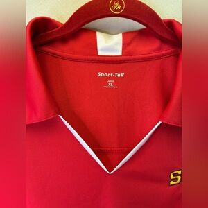 Iowa State Cyclones Women's Red Embroidered 1/4 Zip Performance Shirt Size XL